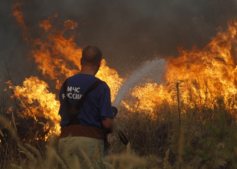 Putin a luat foc după incendiile din Rusia