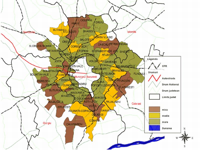 Zona metropolitană, stabilită după telefon fix, calculator și case noi