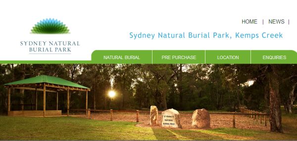 Cimitir eco şi cu GPS în Australia