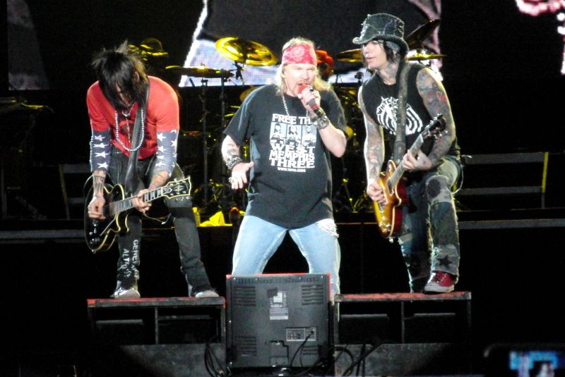 Guns N'Roses, huiduită la Dublin | VIDEO