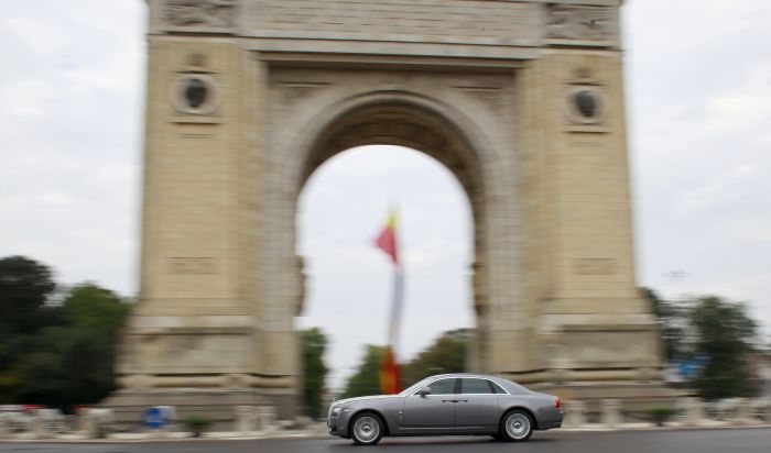 Primul drive-test cu o limuzină Rolls-Royce Ghost în România