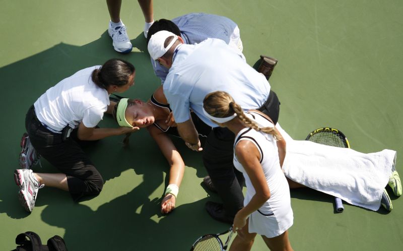 US Open: Azarenka a suferit o comoţie