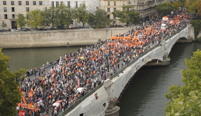 Zi de grevă şi proteste în Franţa | FOTOREPORTAJ