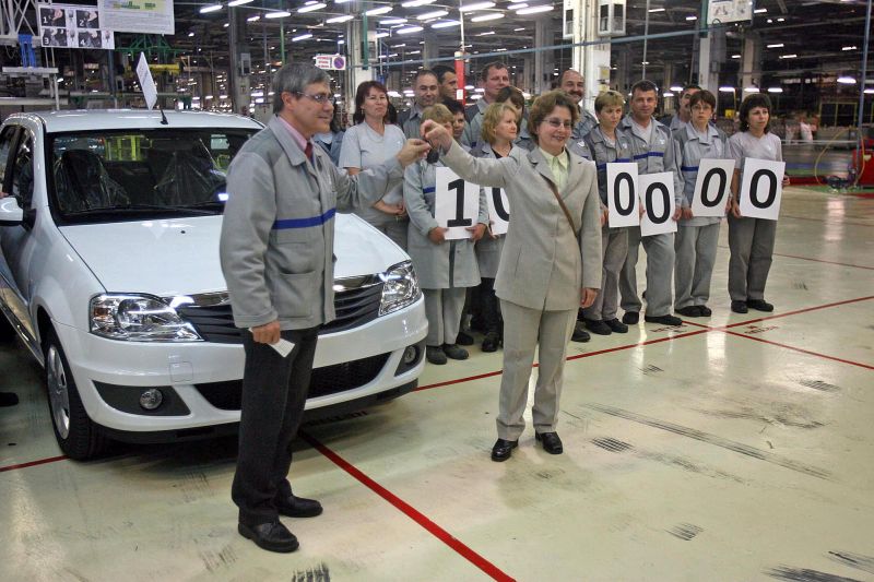 Dacia a produs Loganul cu numărul 1 milion