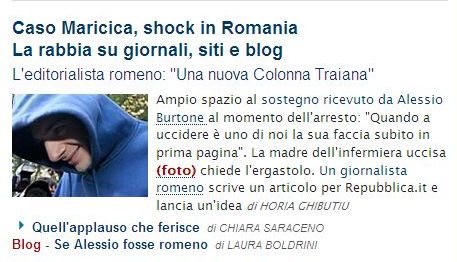 Editorialul EVZ, în "La Repubblica"