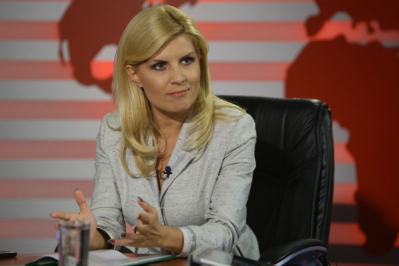 Elena Udrea a inaugurat o pârtie de schi şi un complex balnear