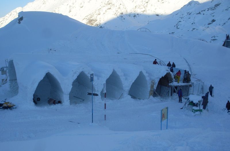 Hotelul de gheaţă de la Bâlea Lac, deschis în Ajunul Crăciunului