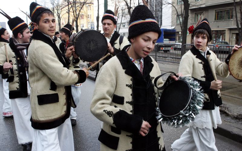 Parada colindătorilor, pe străzile din Timişoara