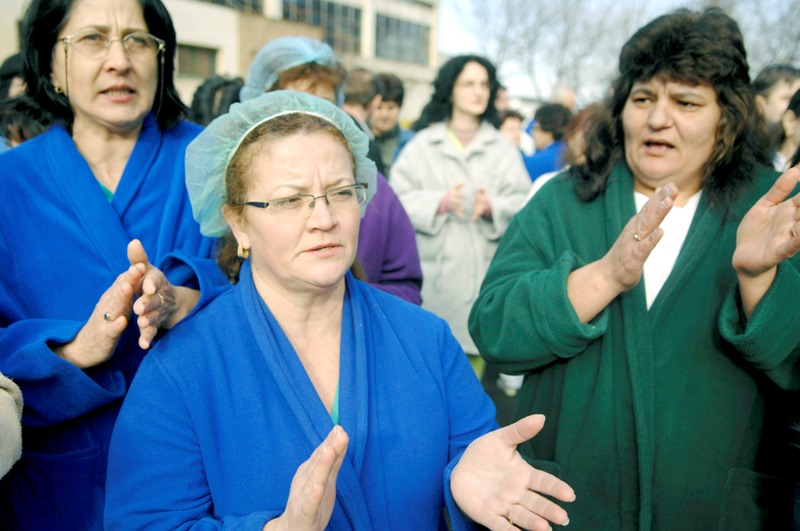 150 de cadre medicale au protestat la Institutul de Fonoaudiologie din București