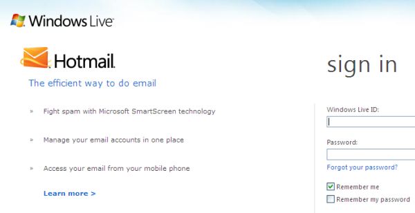 Utilizatori Hotmail şi-au pierdut emailurile