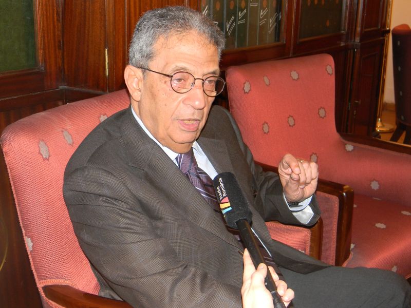 Amr Mussa: "Sunt disponibil pentru preşedinţia Egiptului"