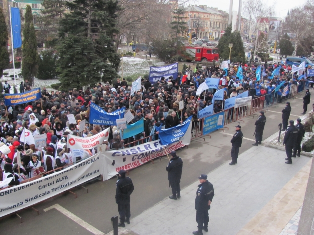 "Miting contra sclaviei" la Constanţa