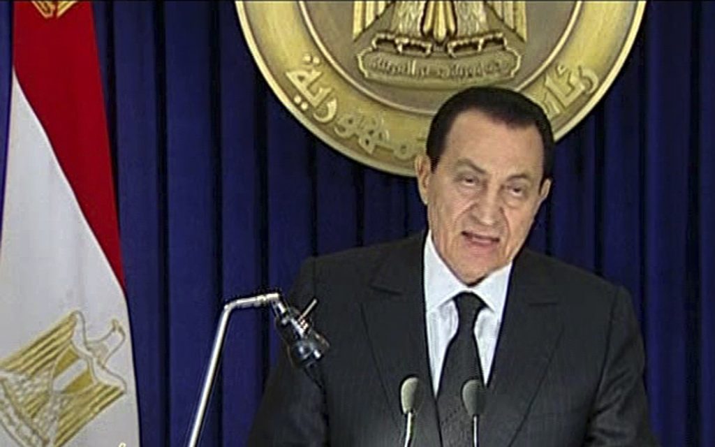 Mubarak: Dacă mă retrag acum, țara va fi cuprinsă de haos