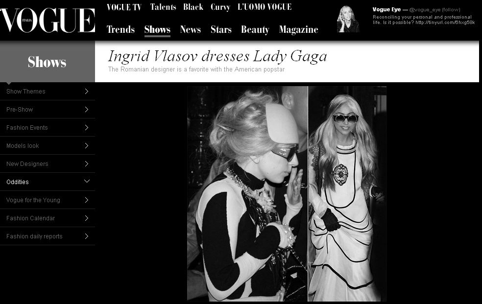 Vogue Italia, îndrăgostită de Ingrid Vlasov