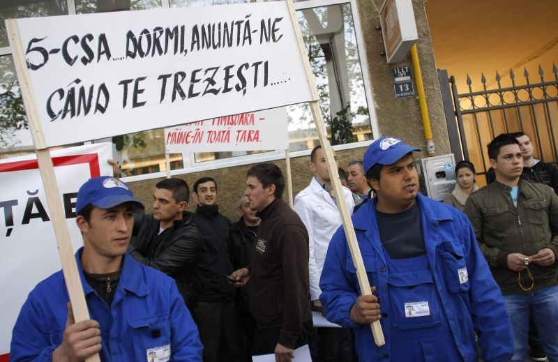 Protest al reprezentanţilor service-urilor auto