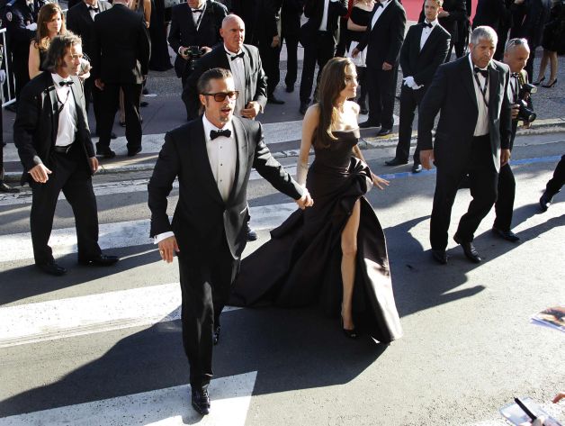 CANNES 2011. Brad Pitt şi Angelina Jolie nu cauzează ovaţii