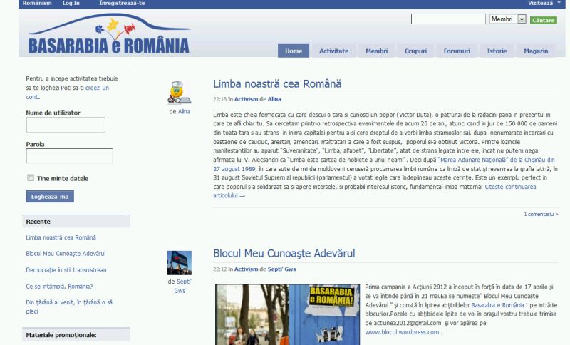 Unirea simbolică dintre România şi Republica Moldova a împlinit 21 de ani
