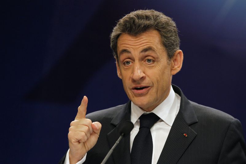 Președintele Nicolas Sarkozy, agresat de un francez