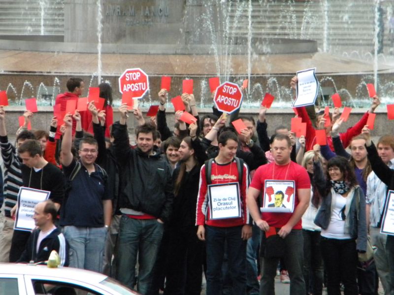 Ungurii din Cluj au protestat din nou. Vezi de ce