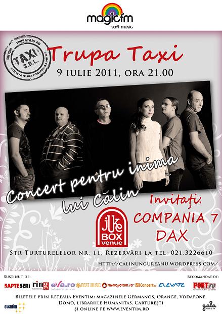 Taxi, „Concert pentru inima lui Călin”