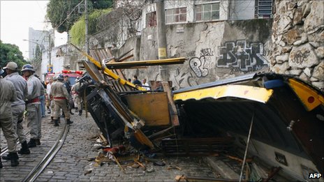 Accident de tramvai în Brazilia, soldat cu 5 morţi şi 27 de răniţi