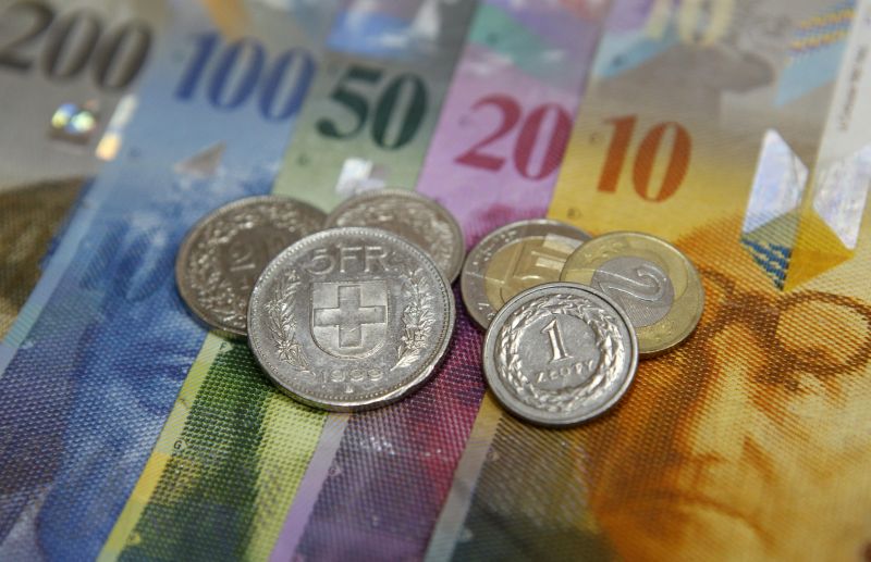 Apune gloria francului. VEZI de ce se depreciază moneda Elveţiei