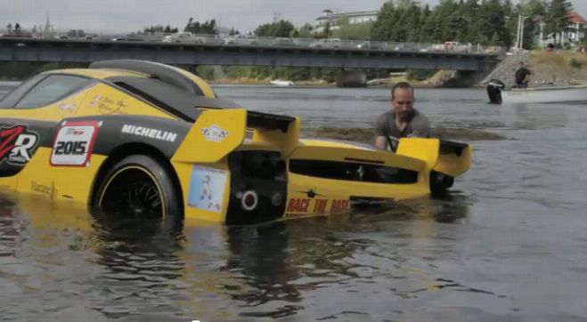 Cum a plonjat un Ferrari în Oceanul Atlantic | VIDEO