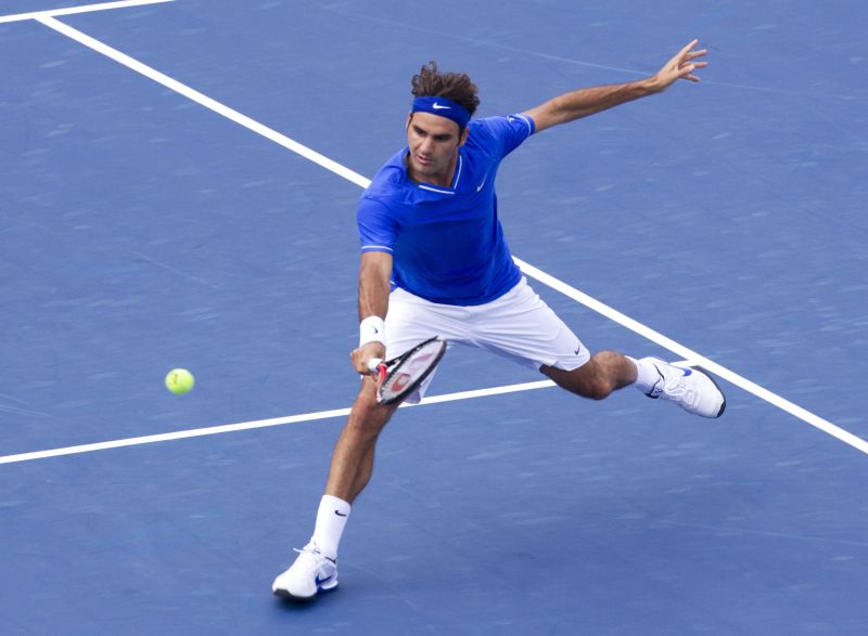 Federer face spectacol la US Open