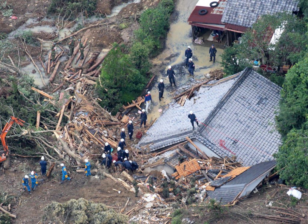Japonia: Cel puţin 25 de morţi şi peste 50 de dispăruţi, în urma taifunului Talas