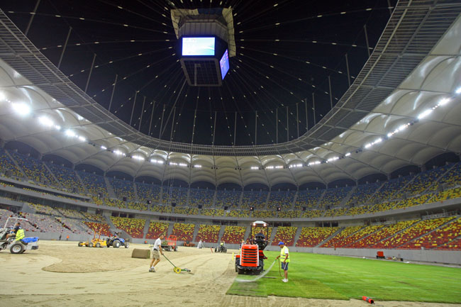 Stadiul lucrărilor Stadionului Național Arena. VEZI IMAGINI PANORAMICE 360°