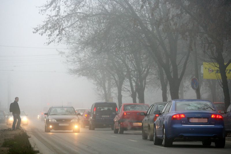 AVERTISMENT Ceaţa reduce vizibilitatea sub 50 de metri. Vezi pe unde se circulă cu dificultate!