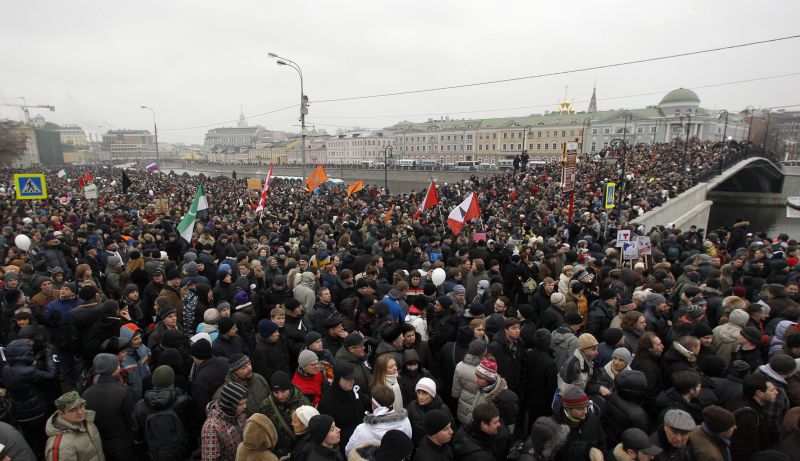 Noi proteste ample în Rusia faţă de rezultatul alegerilor din 4 decembrie