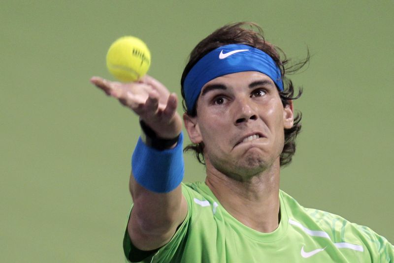 Rafael Nadal, debut cu emoţii în 2012