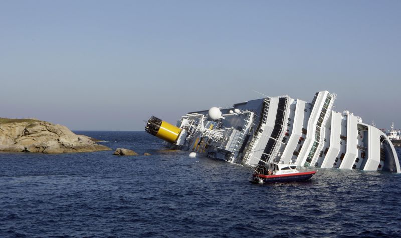 Scene de groază pe Concordia: "A fost exact ca în «Titanic»"