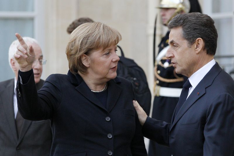 Taxa pe tranzacțiile financiare amenință Franța. Mâine, Sarkozy discută cu Merkel