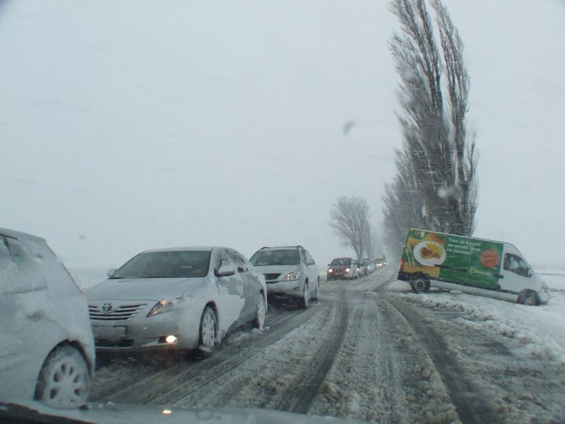 TRAFIC:Județul Constanța, blocat de zăpezi. VEZI toate drumurile pe care nu se circulă| INFOGRAF