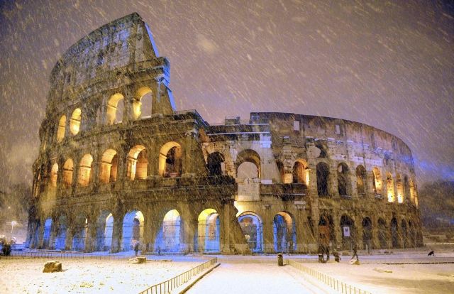 FENOMEN RAR. A nins la Roma, pentru prima oară în 26 de ani! | FOTO
