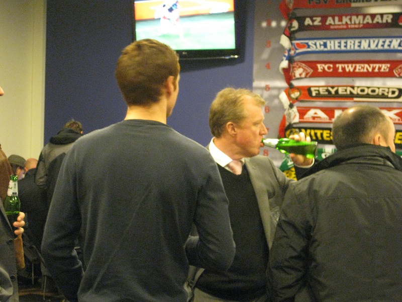 Steve McClaren a băut cu jurnaliștii după meci. ”Aș vrea să jucăm mereu cu Steaua!”