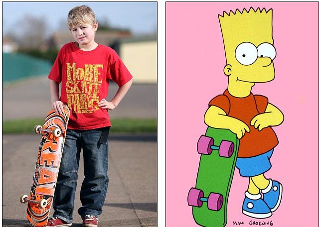 Bart Simpsons chiar există şi face ture de oraş cu skate-board-ul | VIDEO