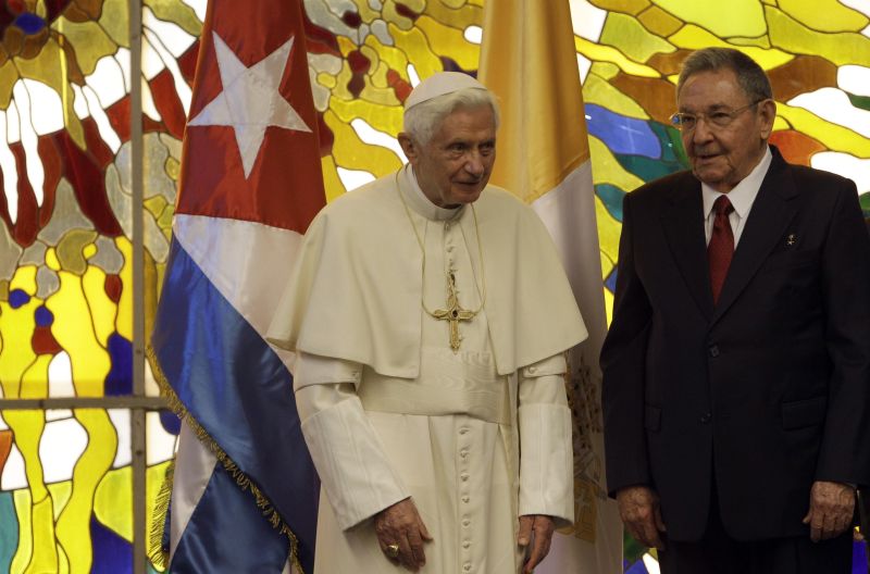 Fidel Castro s-a întâlnit cu Suveranul Pontif la Havana