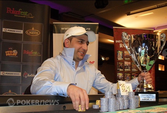 Lucian Mantu a câștigat PokerFest București 2012 și un cec de 75.740 de euro