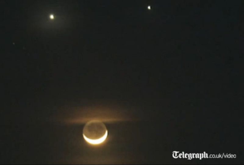 Planetele Jupiter şi Venus au apărut una lângă alta pe cer | VIDEO