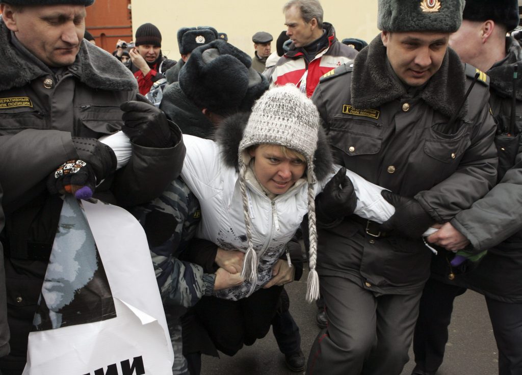 Proteste anti Putin: Zeci de manifestanți arestați la Moscova