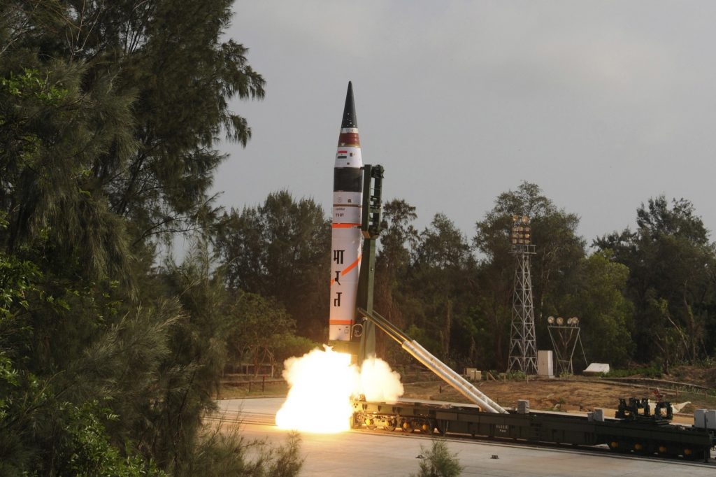 India a lansat o rachetă cu rază lungă de acțiune care poate atinge China