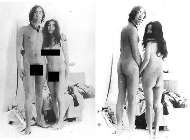 Poze nud cu John Lennon şi Yoko Ono sunt scoase la licitaţie