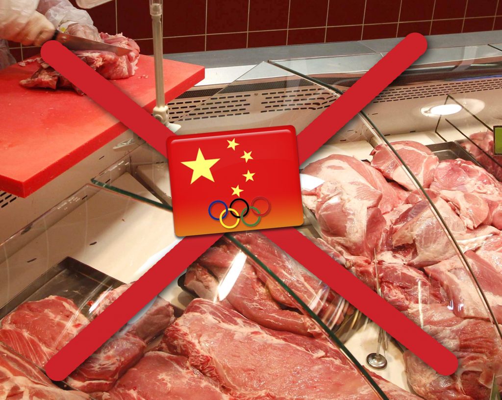 Sportivii chinezi vor avea interzis la carne