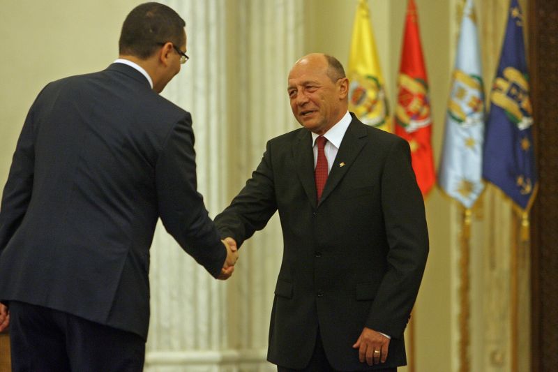 Prima confruntare dintre Traian Băsescu și Victor Ponta