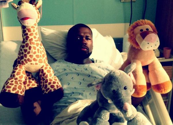 Rapperul 50 Cent, spitalizat din cauza unui virus stomacal