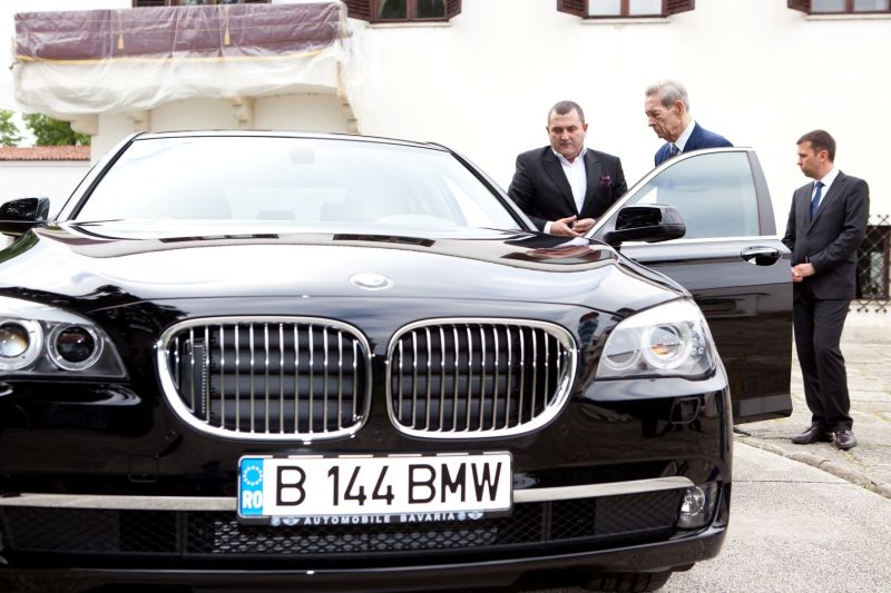 Regele Mihai I a primit un BMW Seria 7 eco