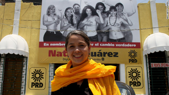 UITE cum se face politică în Mexic. O candidată la Congres a pozat TOPLESS pentru a câştiga voturi